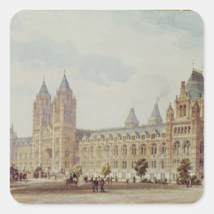 Naturgeschichte-Museum Quadratischer Aufkleber