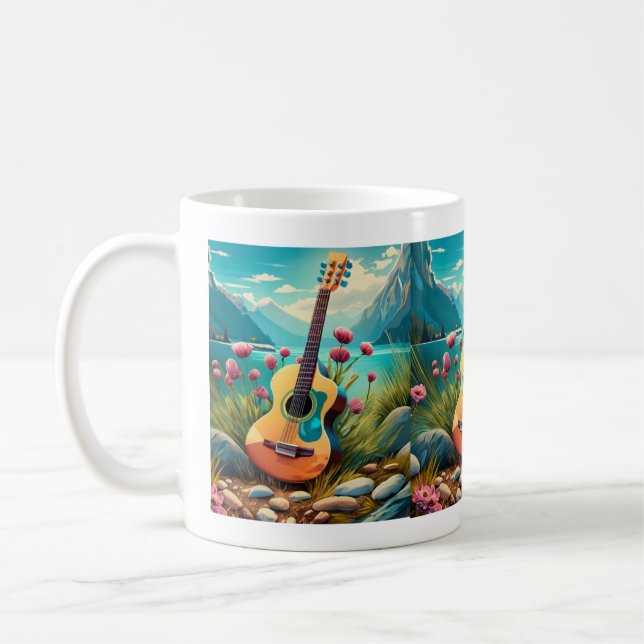 Naturgitarre Kaffeetasse (Links)