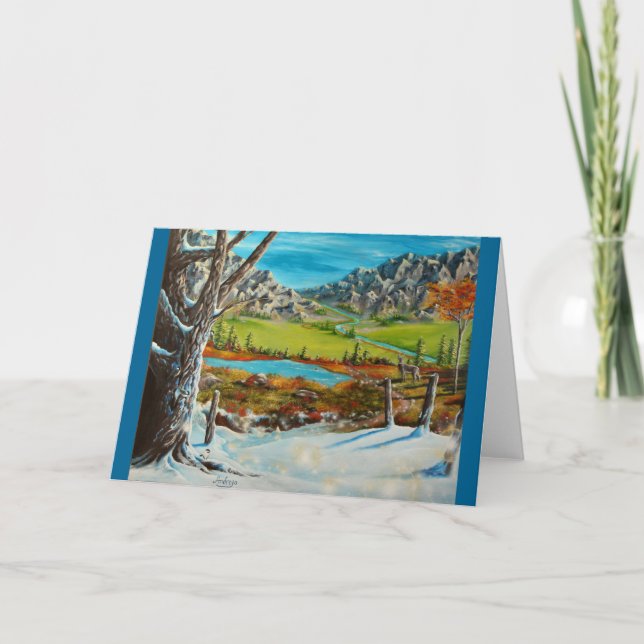 Naturgröße Karte (Vorderseite)