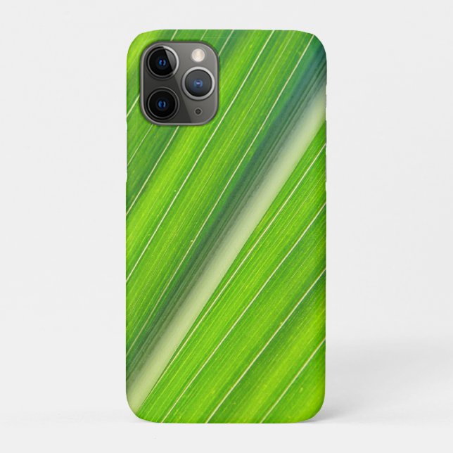 Naturgrün gestreift Case-Mate iPhone hülle (Rückseite)