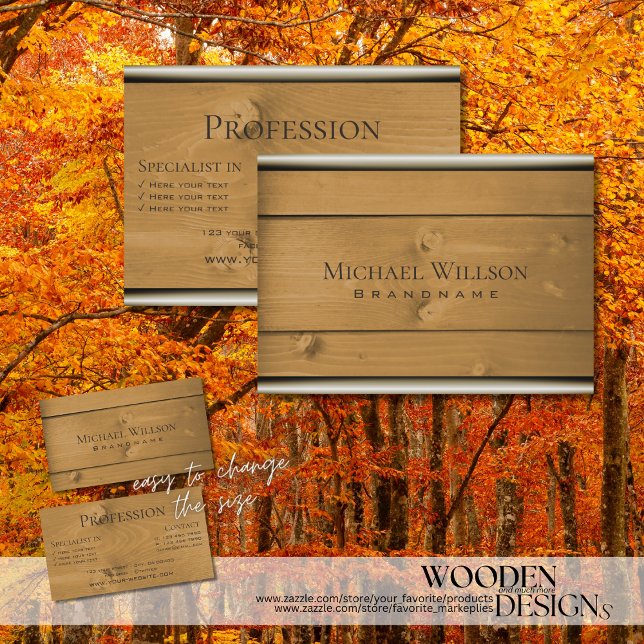 Naturholzkörner Rustikale Holzplatten auffallend Visitenkarte (Von Creator hochgeladen)