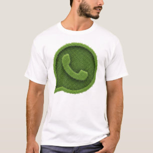 Naturinspiriertes WhatsApp-Icon – Saubere Umsetzun T-Shirt