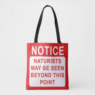 Naturist Sign Tasche