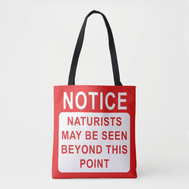 Naturisten, Naturist-Zeichen Tasche (Vorderseite)