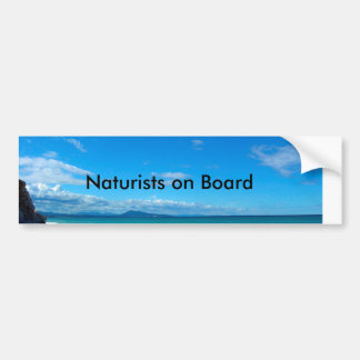 Naturists on Board Autoaufkleber