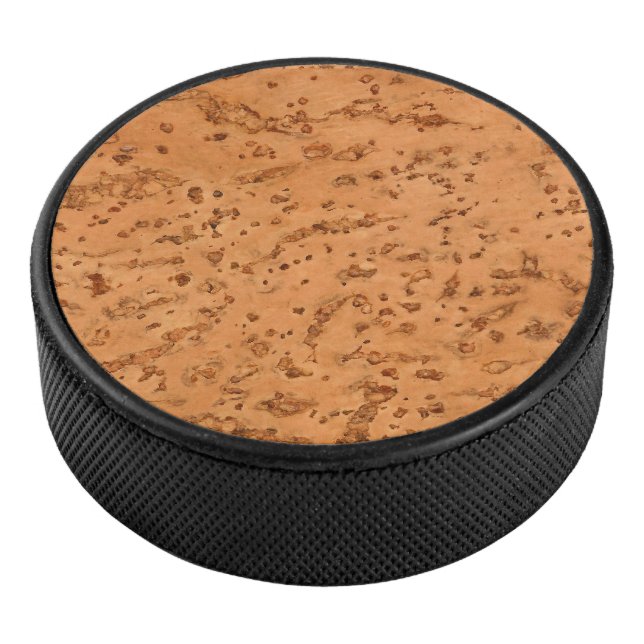 Naturkork-Blick-Holz-Korn Eishockey Puck (3/4)