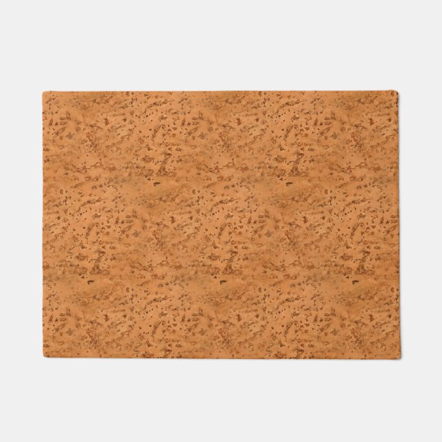 Naturkork-Blick-Holz-Korn Fußmatte (Vorderseite)