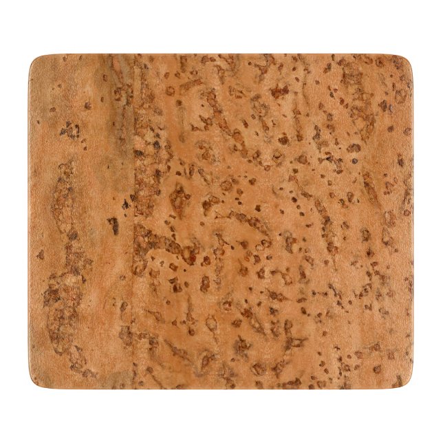 Naturkork-Blick-Holz-Korn Schneidebrett (Vorderseite)