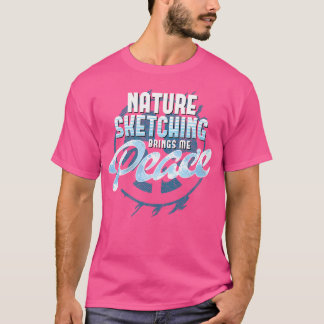 Naturkunstgestaltung bringt mich zum friedlichen K T-Shirt