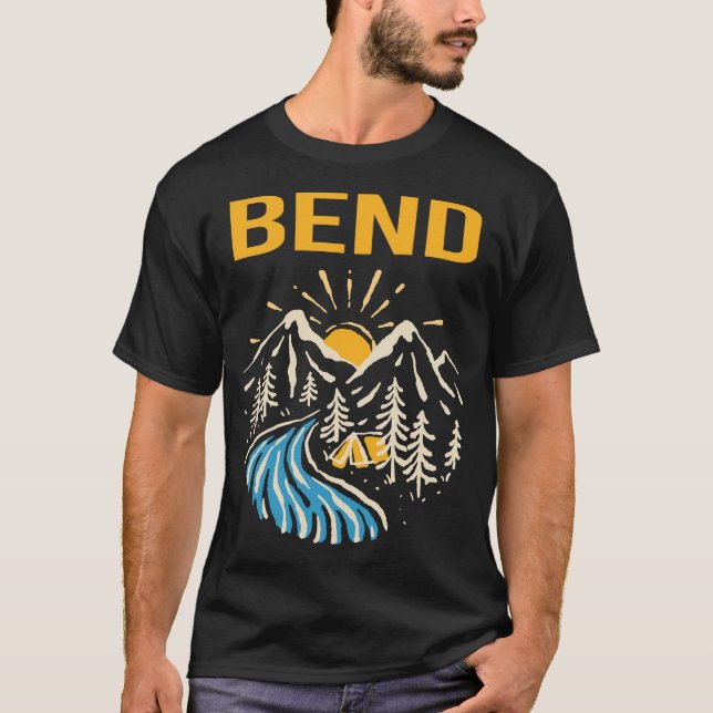 Naturlandschaft Bend T-Shirt (Vorderseite)