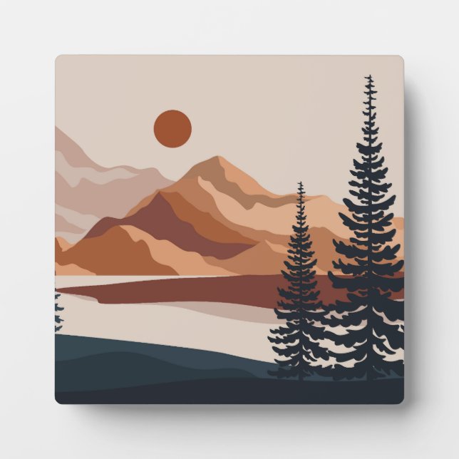 Naturlandschaft Fotoplatte (Vorderseite)