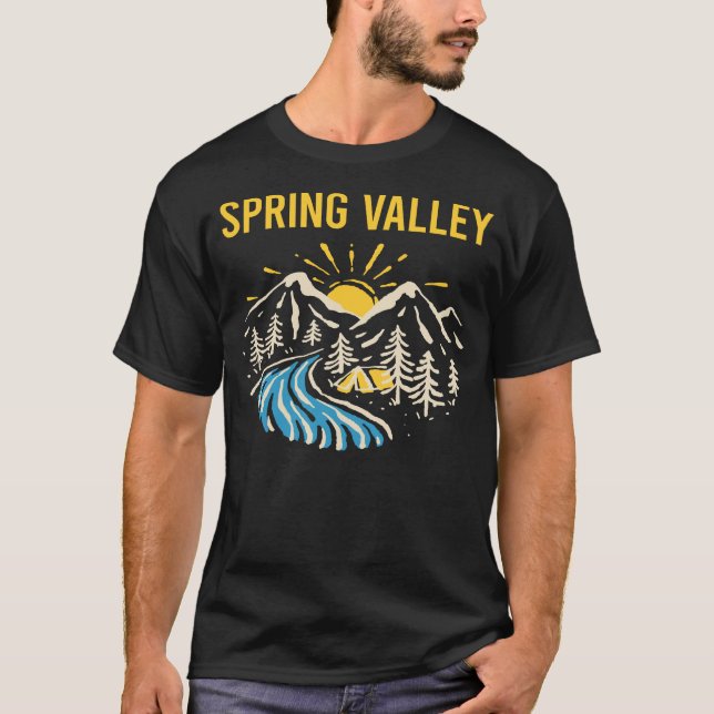 Naturlandschaft Frühlingstal T-Shirt (Vorderseite)