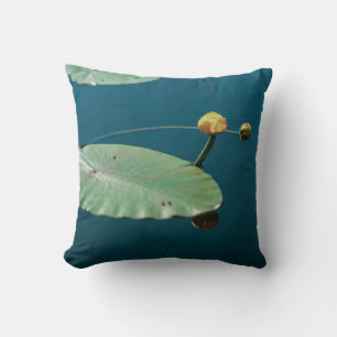 Naturlandschaft Gelbes Wasser Lily Pond River Kissen