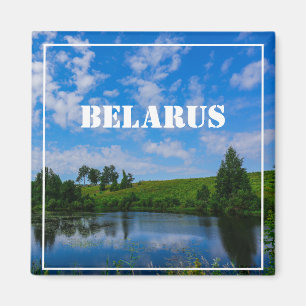 Naturlandschaft Himmelssee Weißrussland Magnet