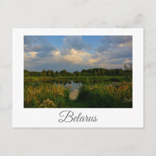 Naturlandschaft Landschaft Lago Weißrussland Postk Postkarte