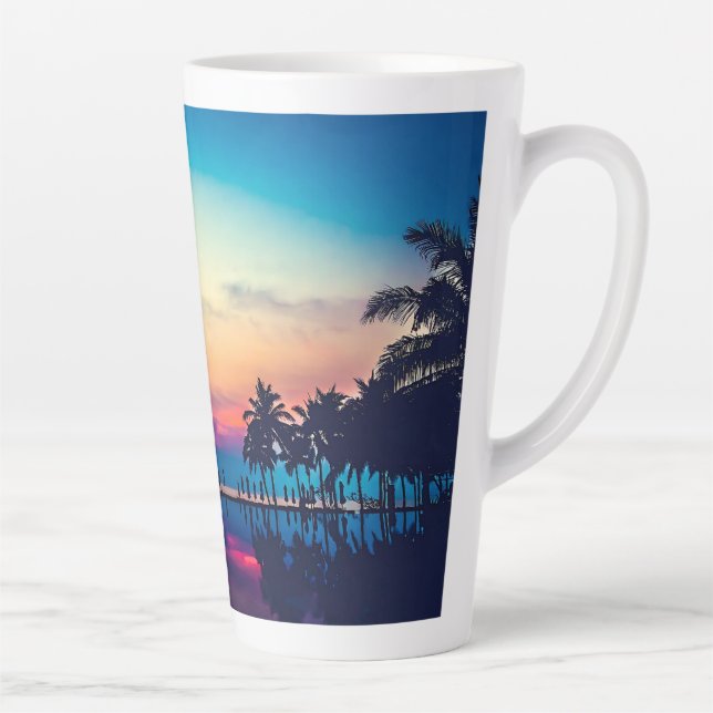 Naturlandschaft mit Palmen im Pool Milchtasse (Rechts)