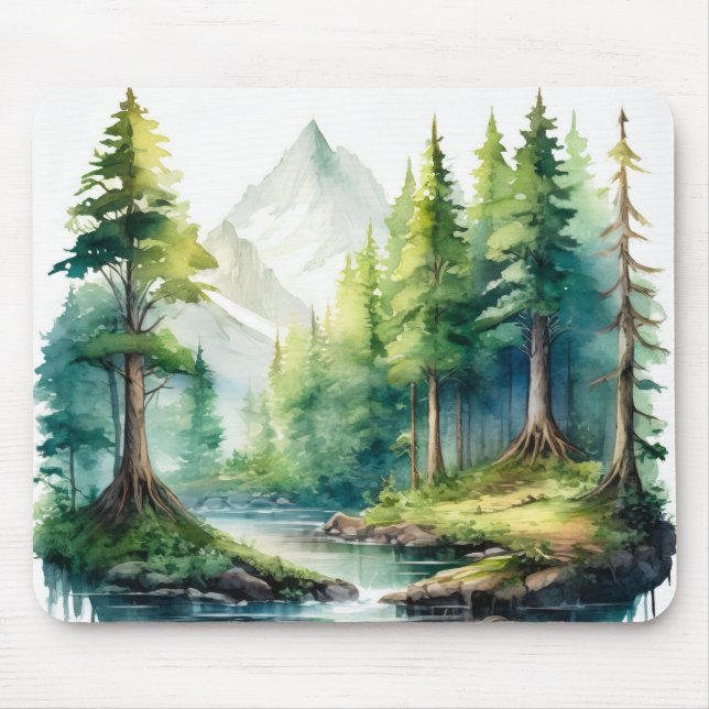 Naturlandschaft Mousepad (Vorne)