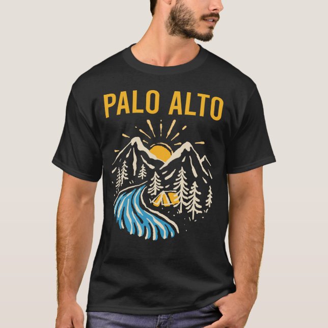 Naturlandschaft Palo Alto T-Shirt (Vorderseite)