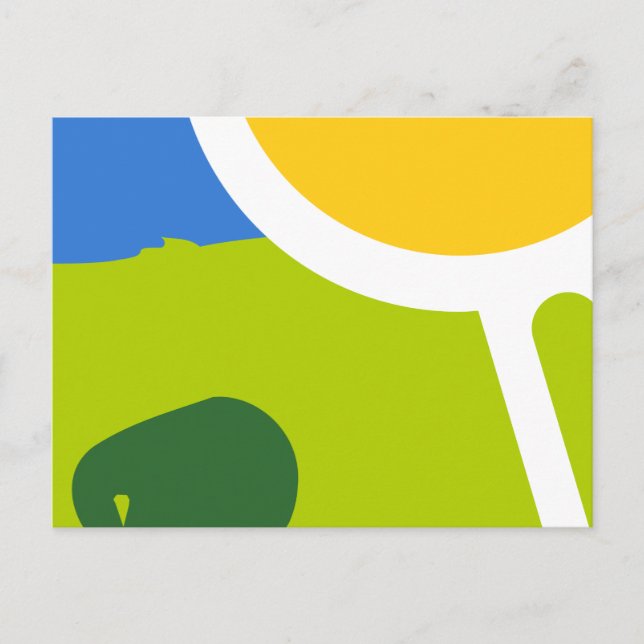 Naturlandschaft Postkarte (Vorderseite)
