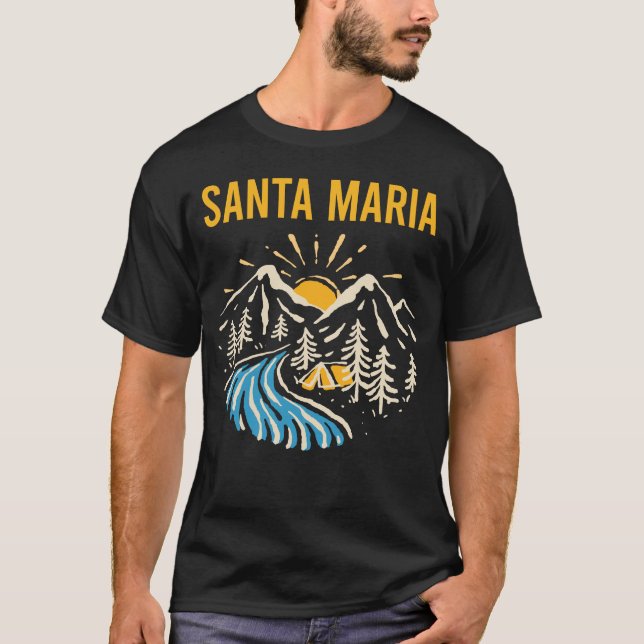Naturlandschaft Santa Maria T-Shirt (Vorderseite)