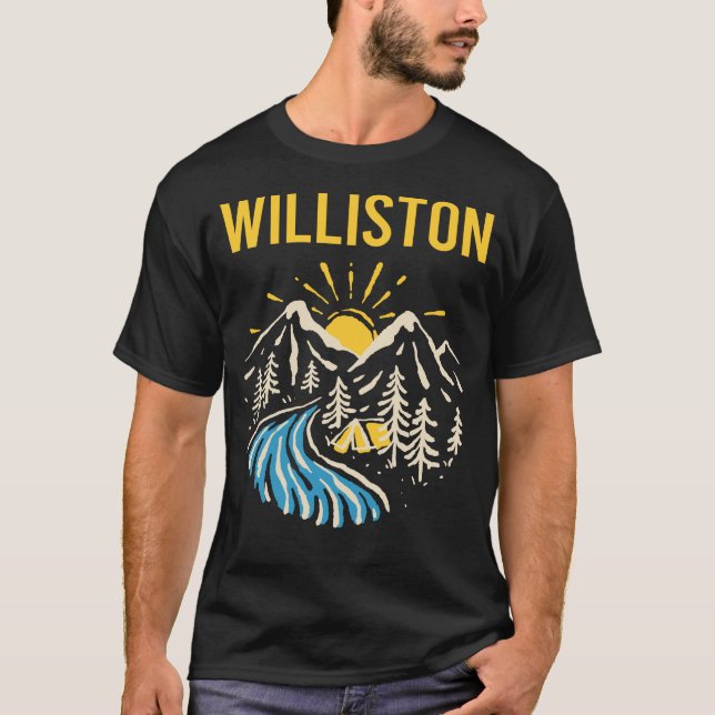 Naturlandschaft Williston T-Shirt (Vorderseite)