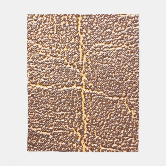 Naturlederbuchdecktextur abstrakt, alt, fleecedecke (Vorderseite)