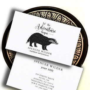 Naturleitfaden für Wasserfarbenwälder Visitenkarte