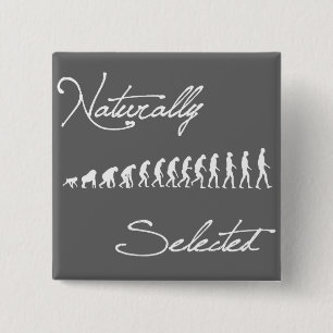 Natürlich ausgewähltes Evolutions-Shirt Button