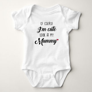 Natürlich bin ich Niedlich, schauen Sie sich meine Baby Strampler