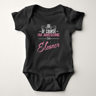Natürlich bin ich Phantastisch, dass ich Eleanor  Baby Strampler