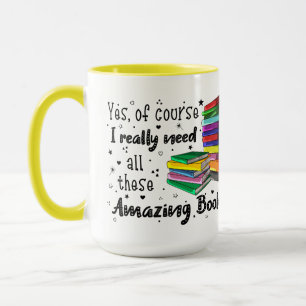 Natürlich brauche ich diese Phantastischen Bücher Tasse