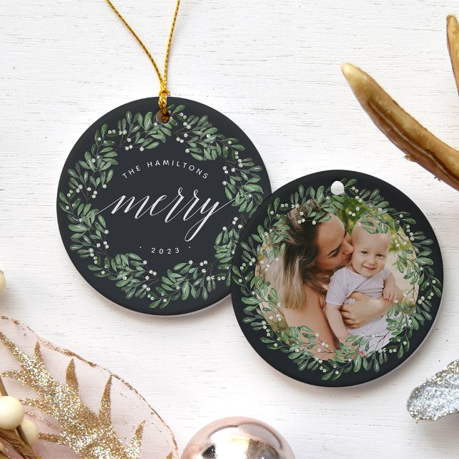 Natürlich Freude | Sehr Personalisiertes Foto Keramik Ornament (Von Creator hochgeladen)
