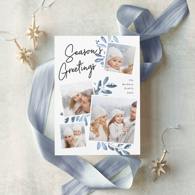 Natürlich Freude | Weihnachtsfoto Collage Feiertagskarte (Von Creator hochgeladen)