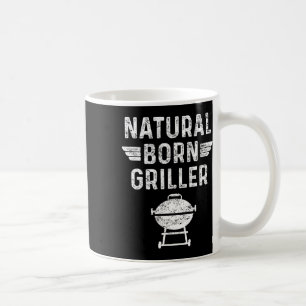 Natürlich geborener Griller Byrbecue Lustiger Bbq Kaffeetasse