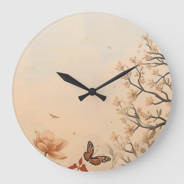 natürlich gestaltete Uhr (Vorderseite)