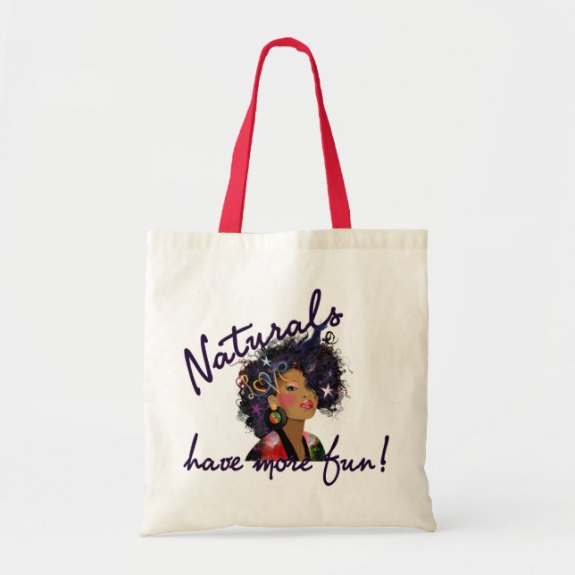 "Natürlich haben Sie mehr Spaß-" Tasche (Vorne)