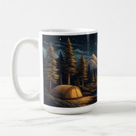 Naturlich Inspiriert Kiefernwald im Camping Kaffeetasse