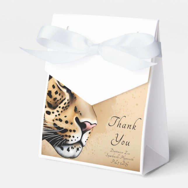 Naturlich inspiriertes Hochzeitthema Geschenkschachtel (Vorderseite)