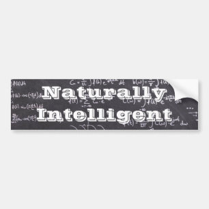 Natürlich intelligent autoaufkleber