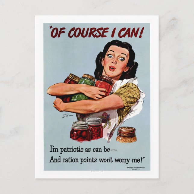 Natürlich kann ich postkarte (Vorderseite)