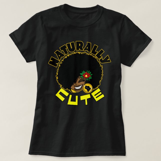 NATÜRLICH NIEDLICHES LOGO-T-SHIRT T-Shirt (Design vorne)