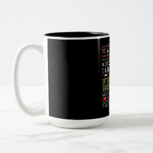 Natürlich spreche ich mit meinem französischen Bul Zweifarbige Tasse