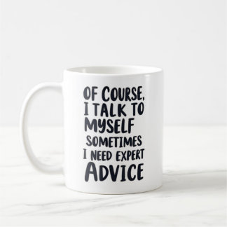 Natürlich spreche ich mit mir selbst kaffeetasse