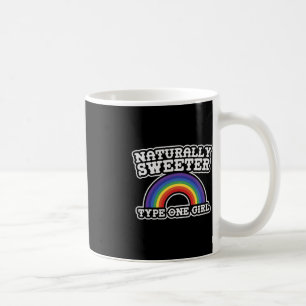 Natürlich Sweeter Typ 1 Girl Diabetes Awarenes Kaffeetasse