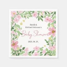 Natürliche Babyparty-Papier Servietten
