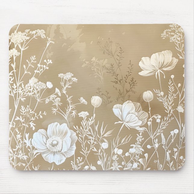 Natürliche Blume Mousepad (Vorne)