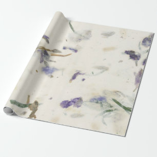 Natürliche Blütengras Minze Erde Iris Mulberry Plu Geschenkpapier