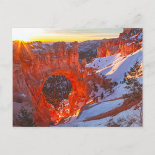 Natürliche Brücke im Bryce-Canyon-Nationalpark Postkarte