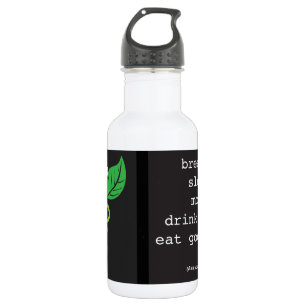 Natürliche Caduceus-Wasser-Flasche Edelstahlflasche