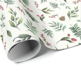 Natürliche Creme Natur Weihnachten Geschenkpapier